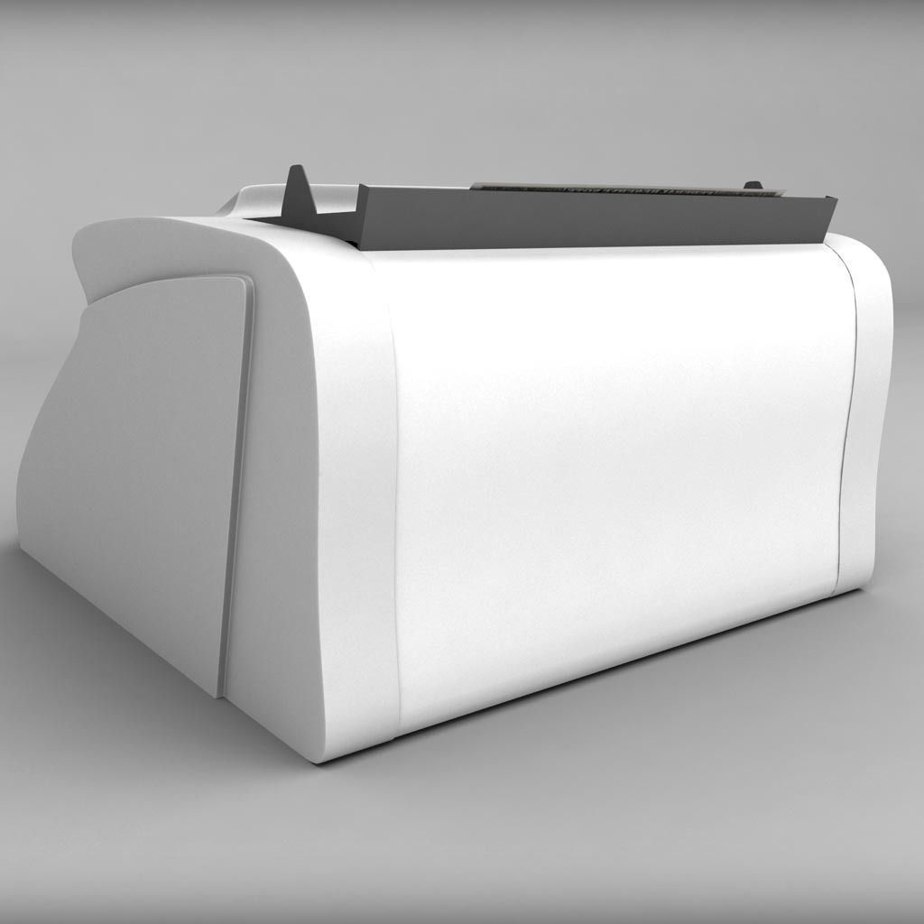 Money Counter Bank Machine 3D model_5