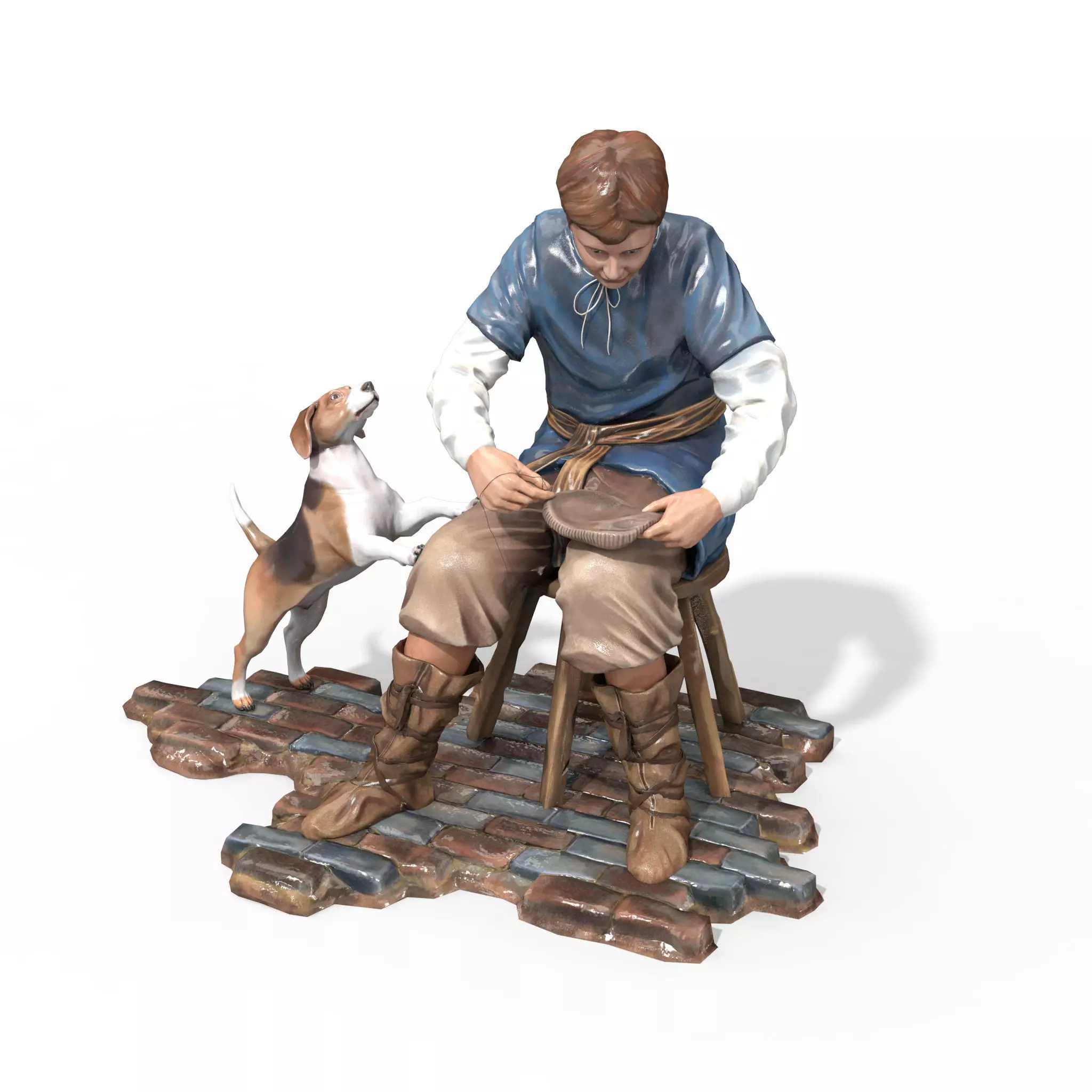 Statuette Craftsmen Free 3D model_0