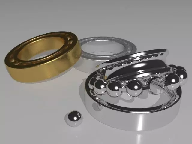 Baering ball bearing 3D model_0