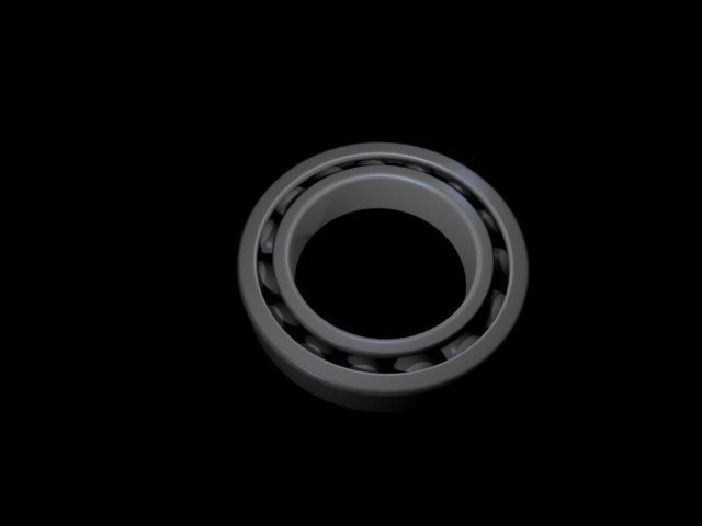 Baering ball bearing 3D model_5