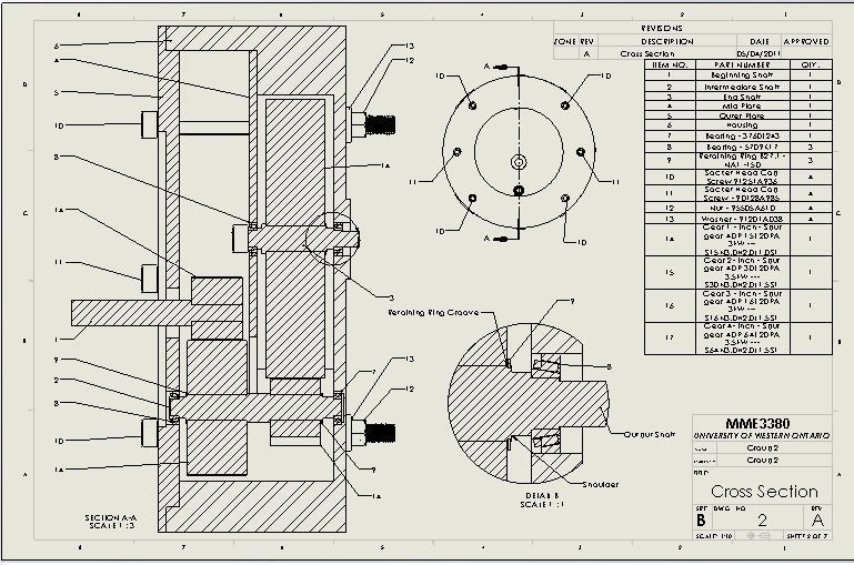 2 Stage Gear Box Free 3D model_4