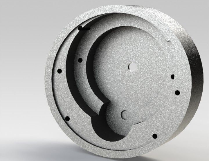 2 Stage Gear Box Free 3D model_2