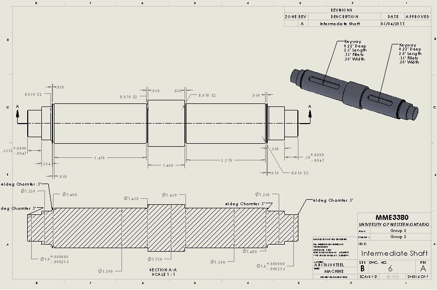 2 Stage Gear Box Free 3D model_5