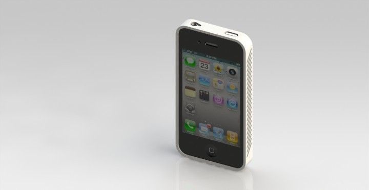 IPhone 4 Case Free 3D model_3