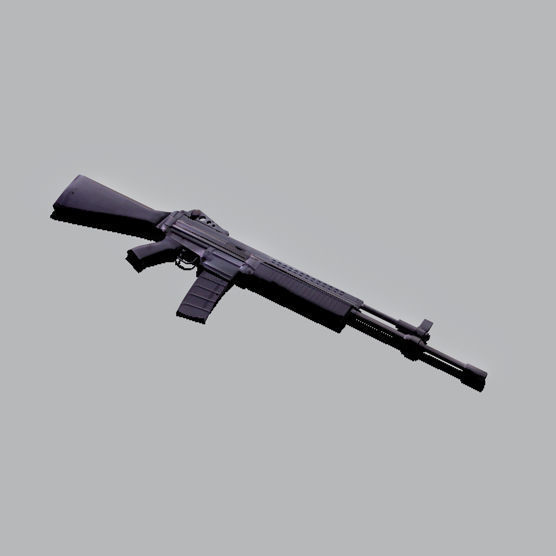 M96 Rifle 3D model_4
