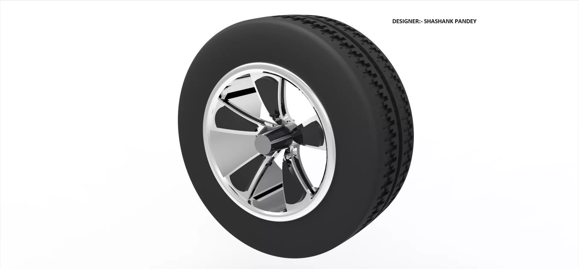 SUV tyre Free 3D model