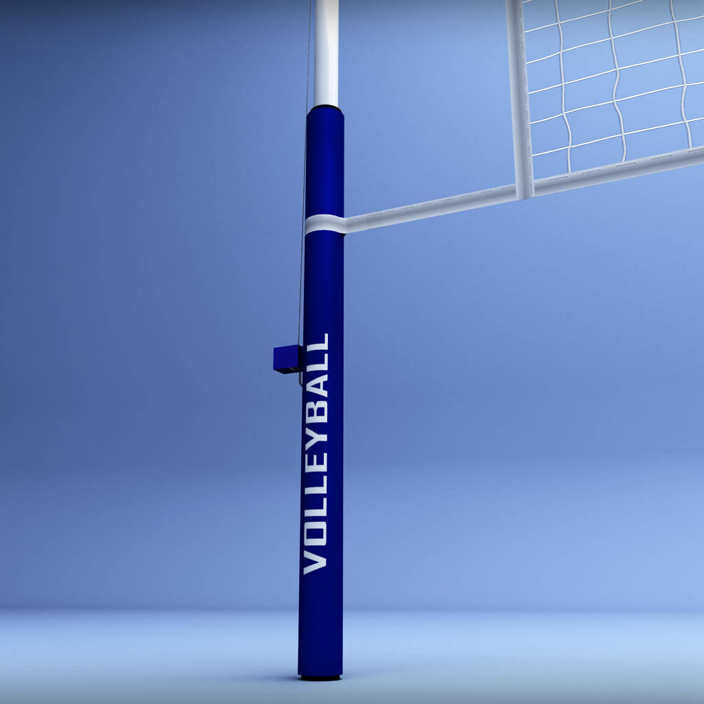 Beach volleyball court low poly Low-poly 3D model_10