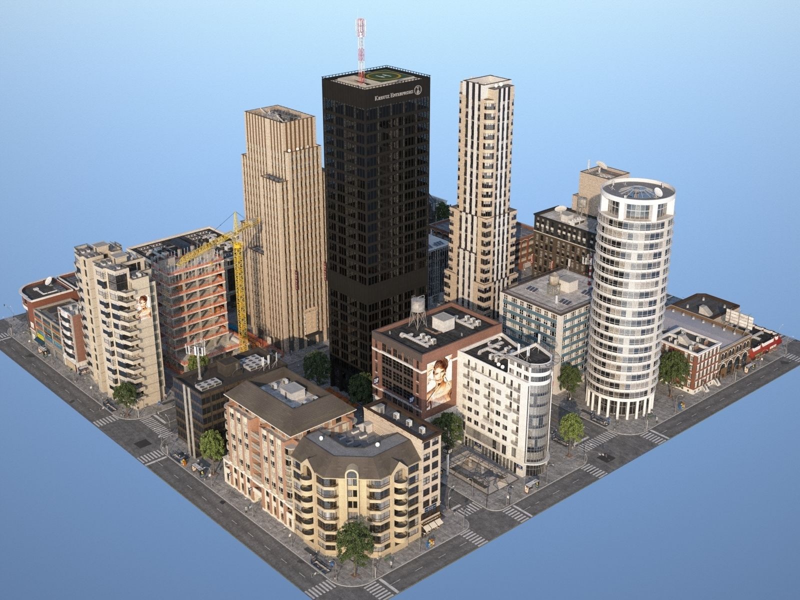 City KC2 3D model_6