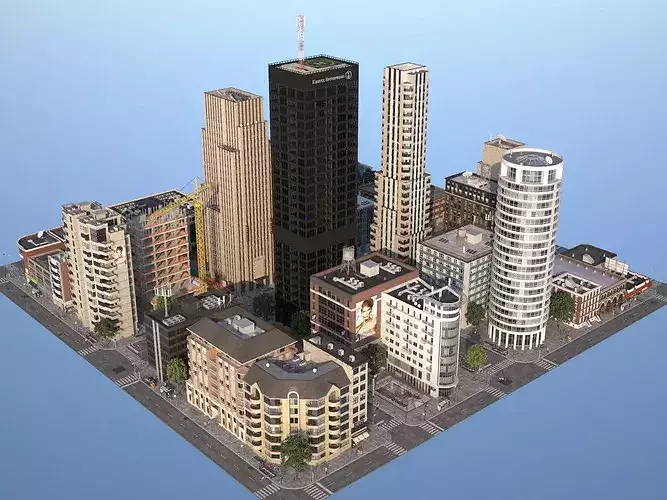 City KC2 3D model 7