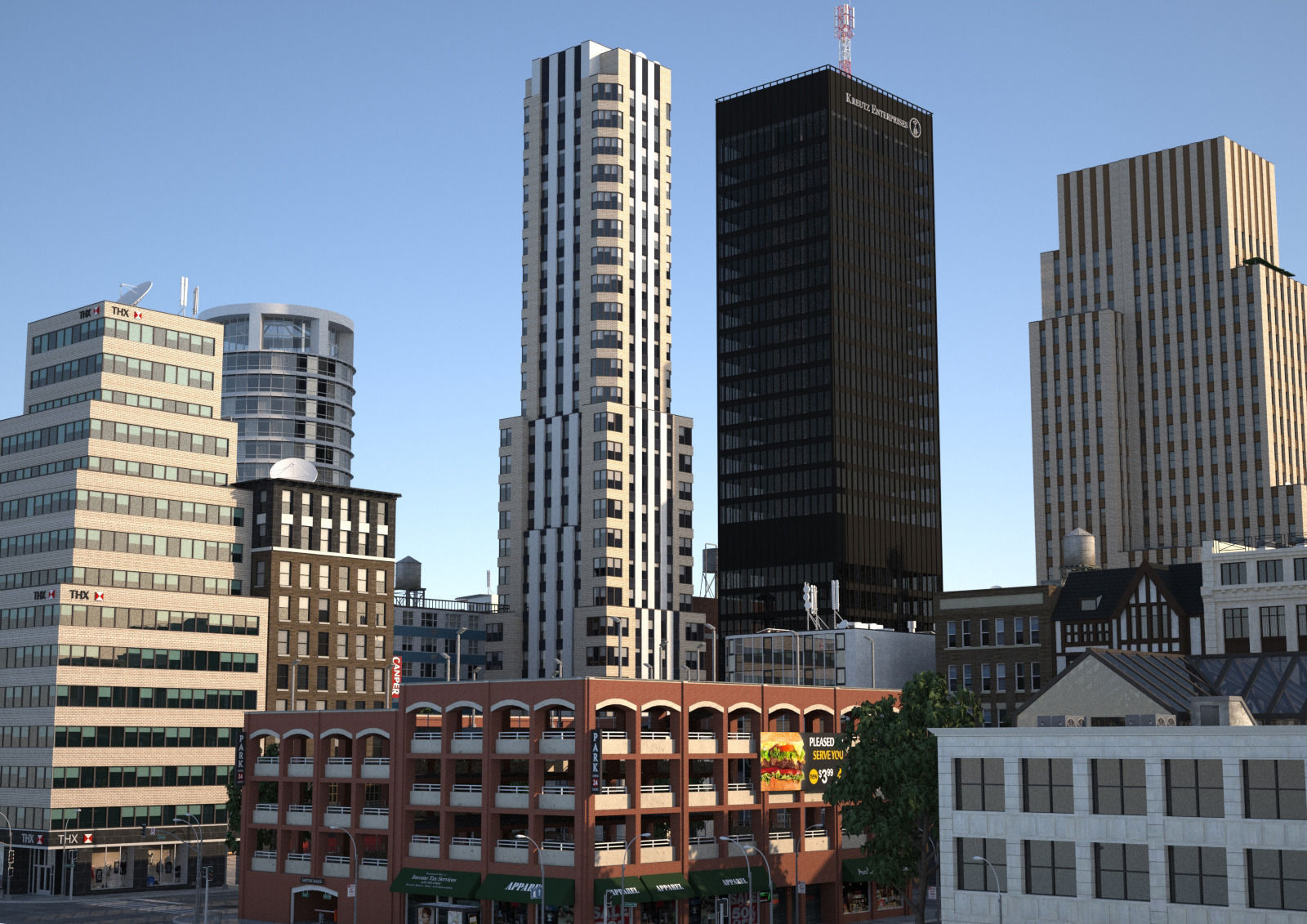 City KC2 3D model_3