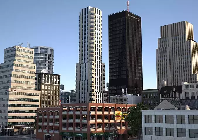 City KC2 3D model 4