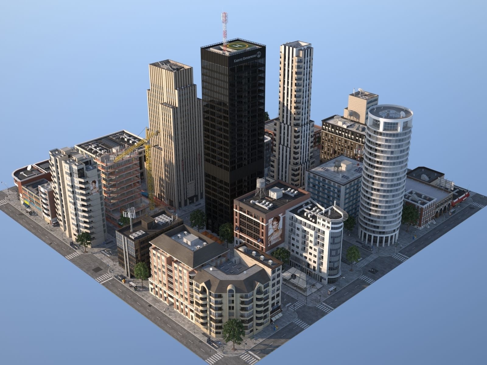 City KC2 3D model_5