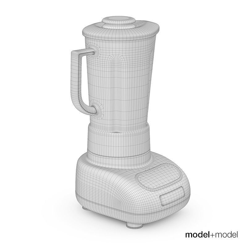 KitchenAid blender 3D model_7