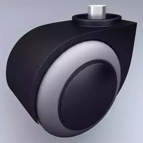 Plastic caster wheel
