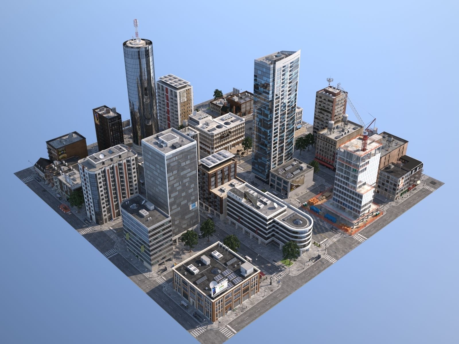 City KC3 3D model_6