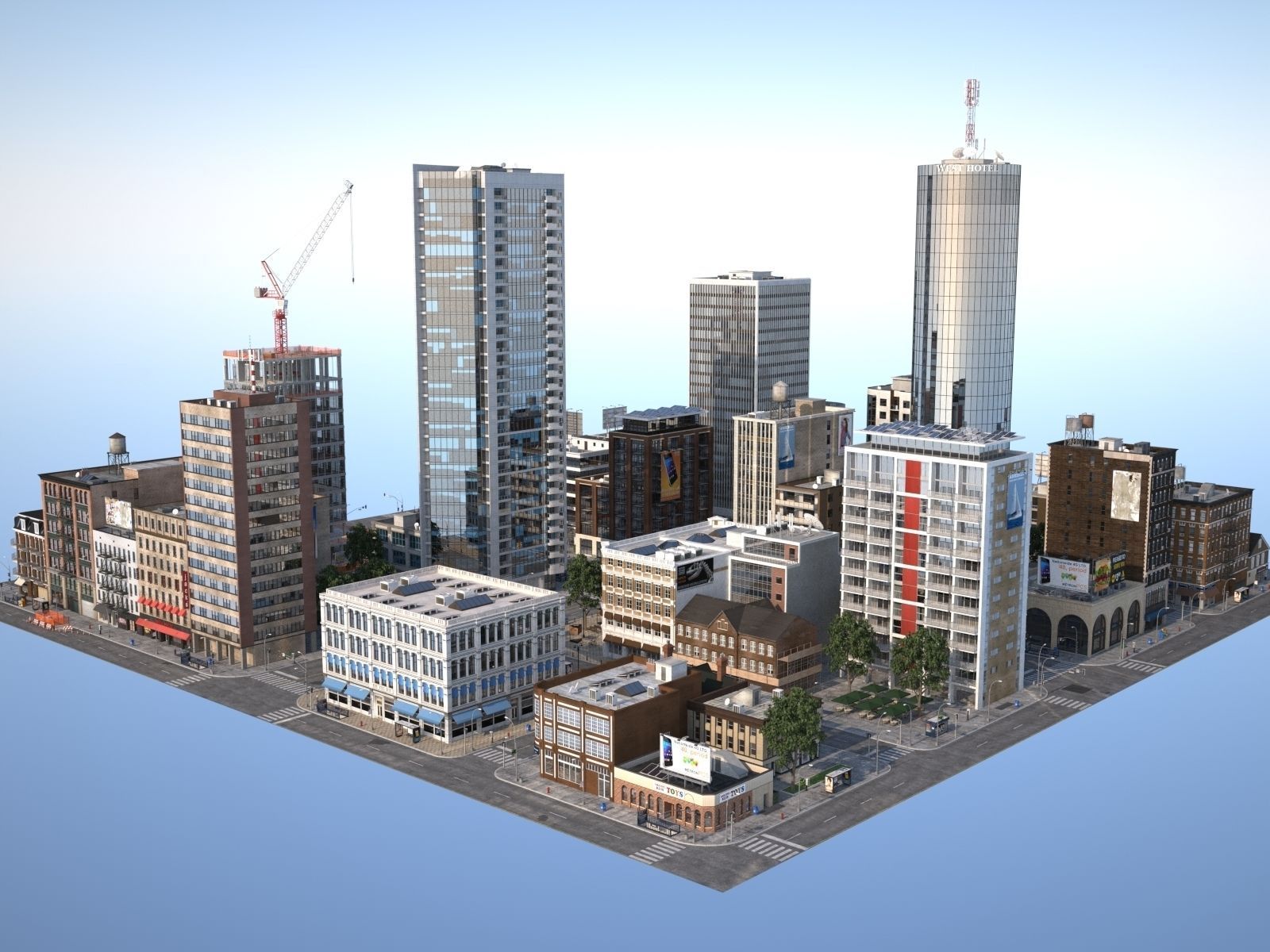 City KC3 3D model_12