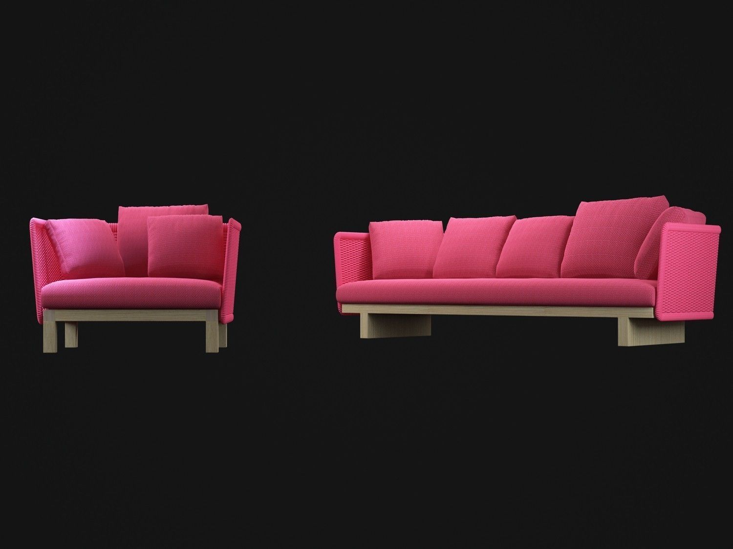 Sabi-sofa two sofas 3D model_3