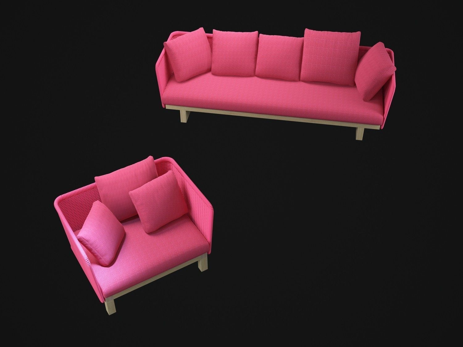 Sabi-sofa two sofas 3D model_5