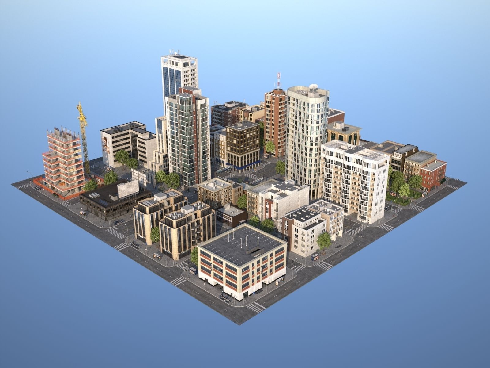 City KC1 3D model_14
