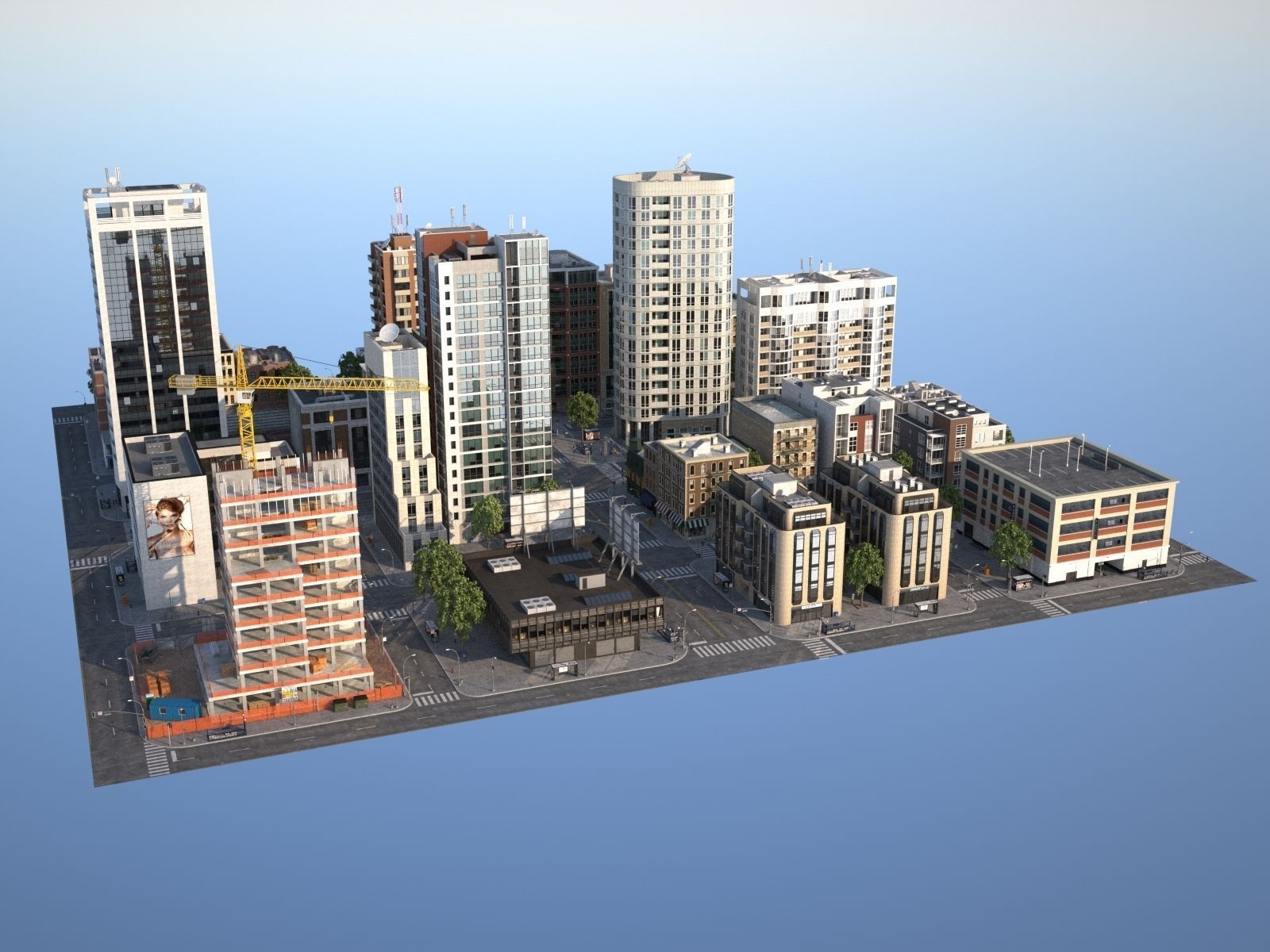 City KC1 3D model_4