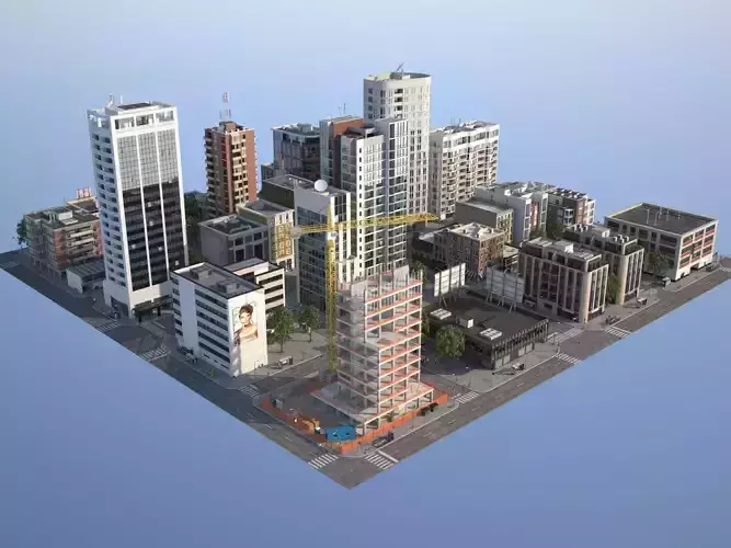 City KC1 3D model