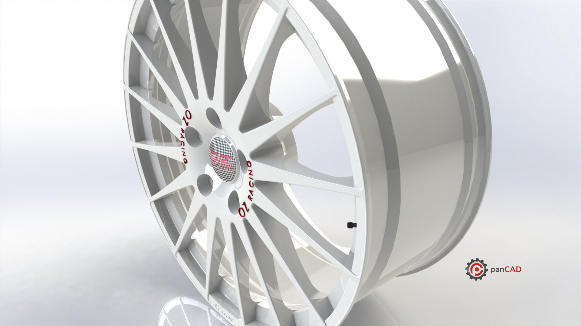 3D Printable OZ WRC Wheel 3D print model_1