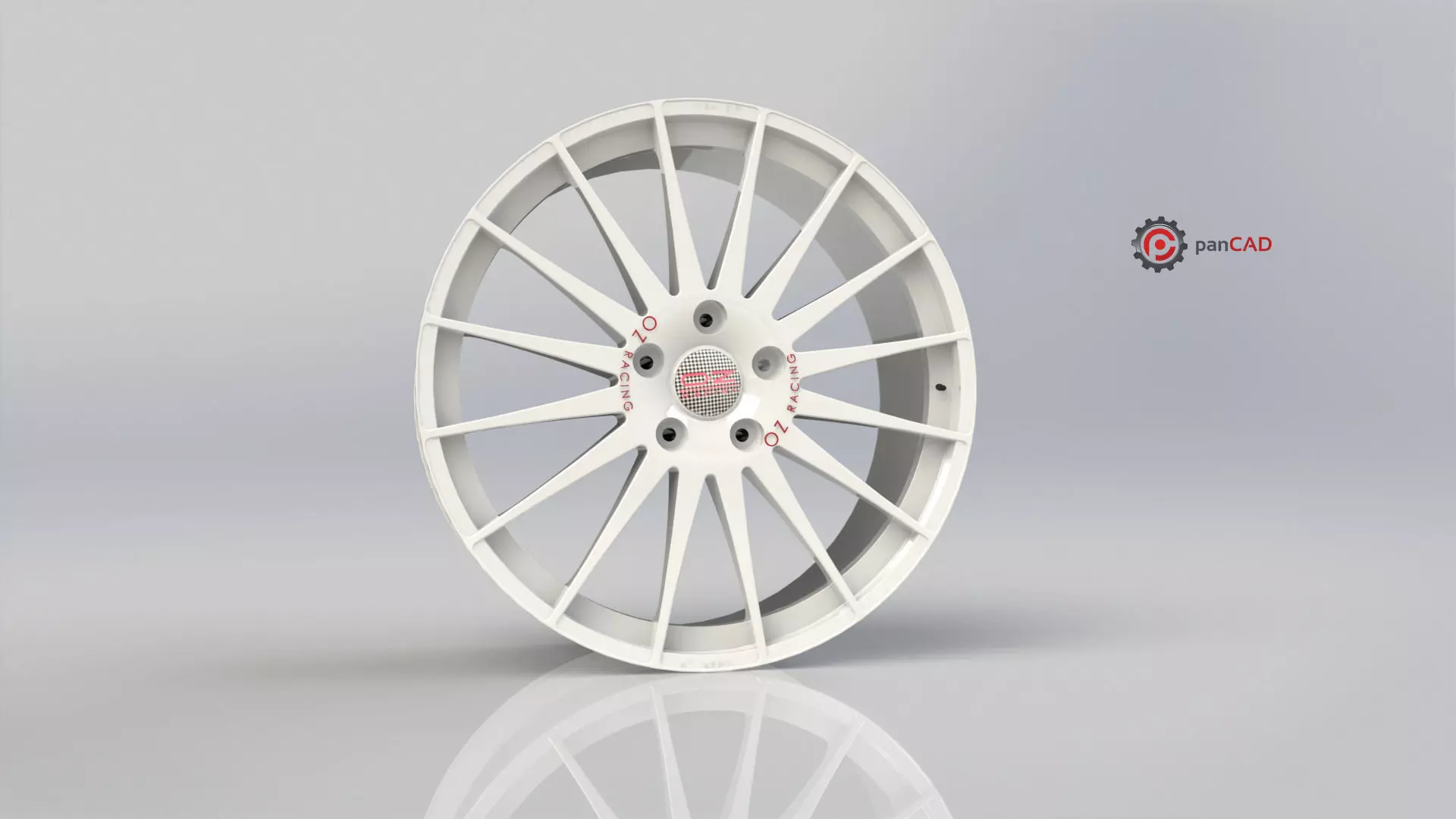 3D Printable OZ WRC Wheel 3D print model_0