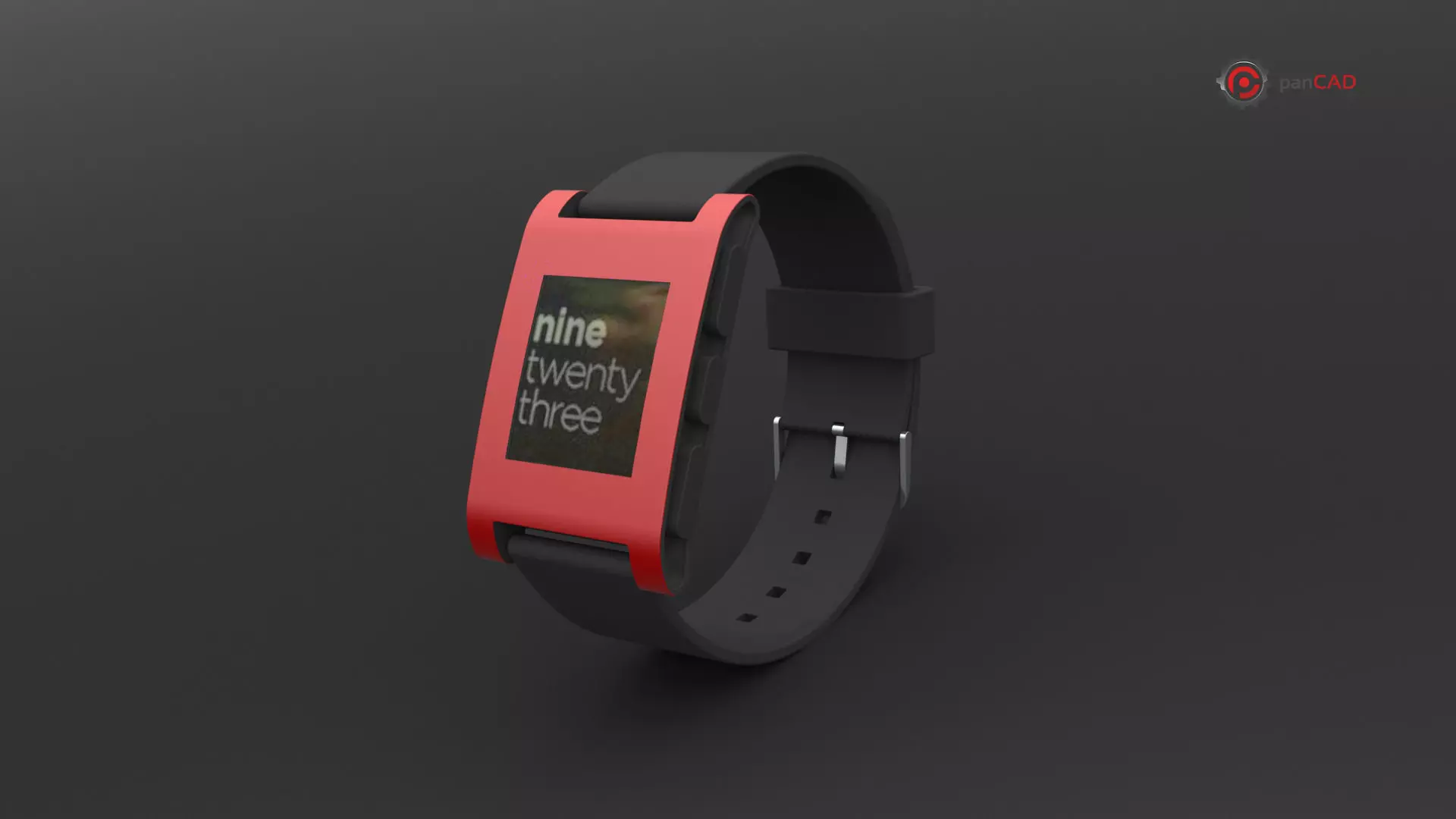 Pebble Smart Watch 3D model_0