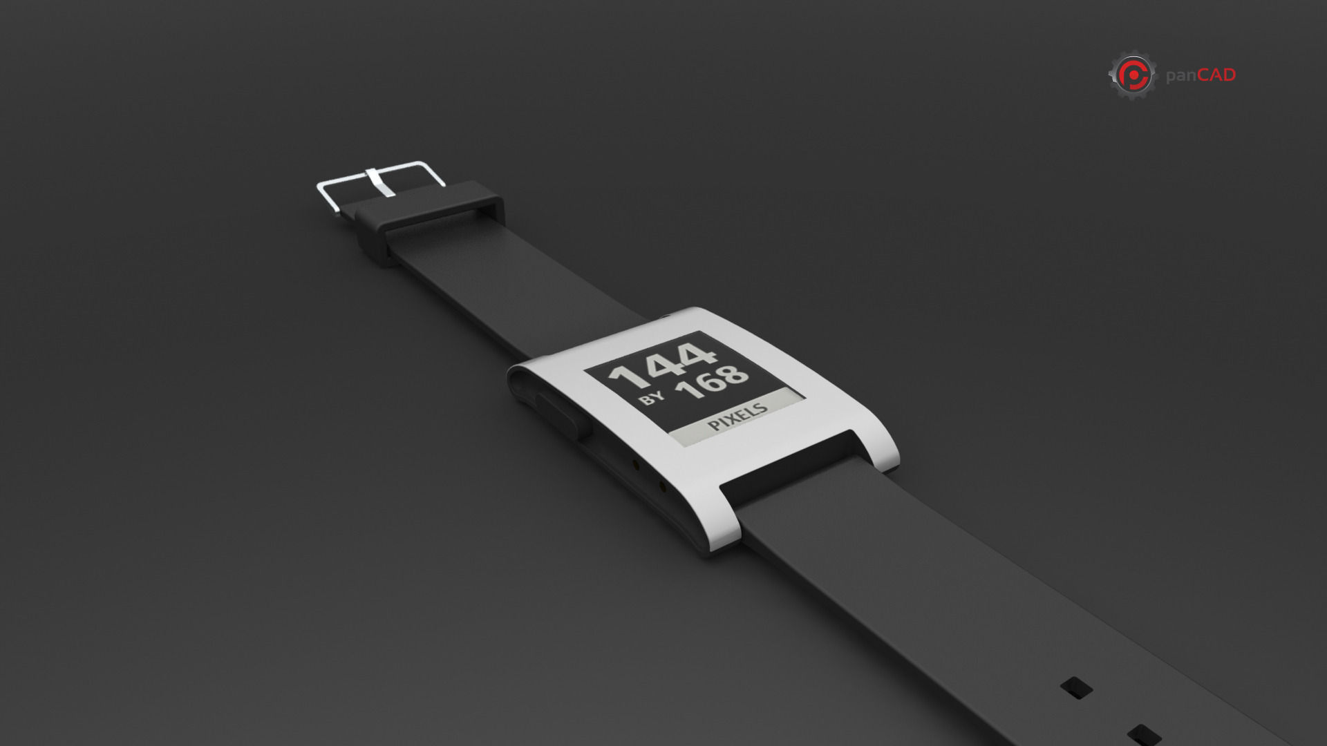 Pebble Smart Watch 3D model_3