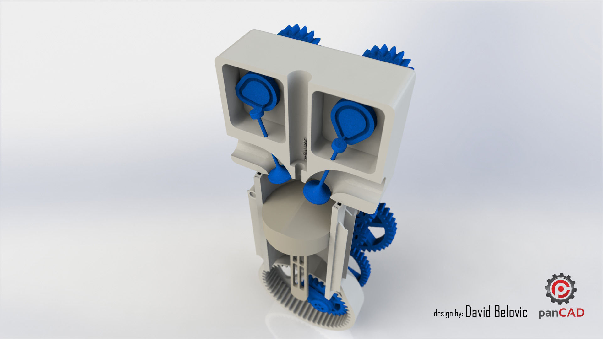 Printor 3D Printable Internal Combustion Engine Free 3D print model_3