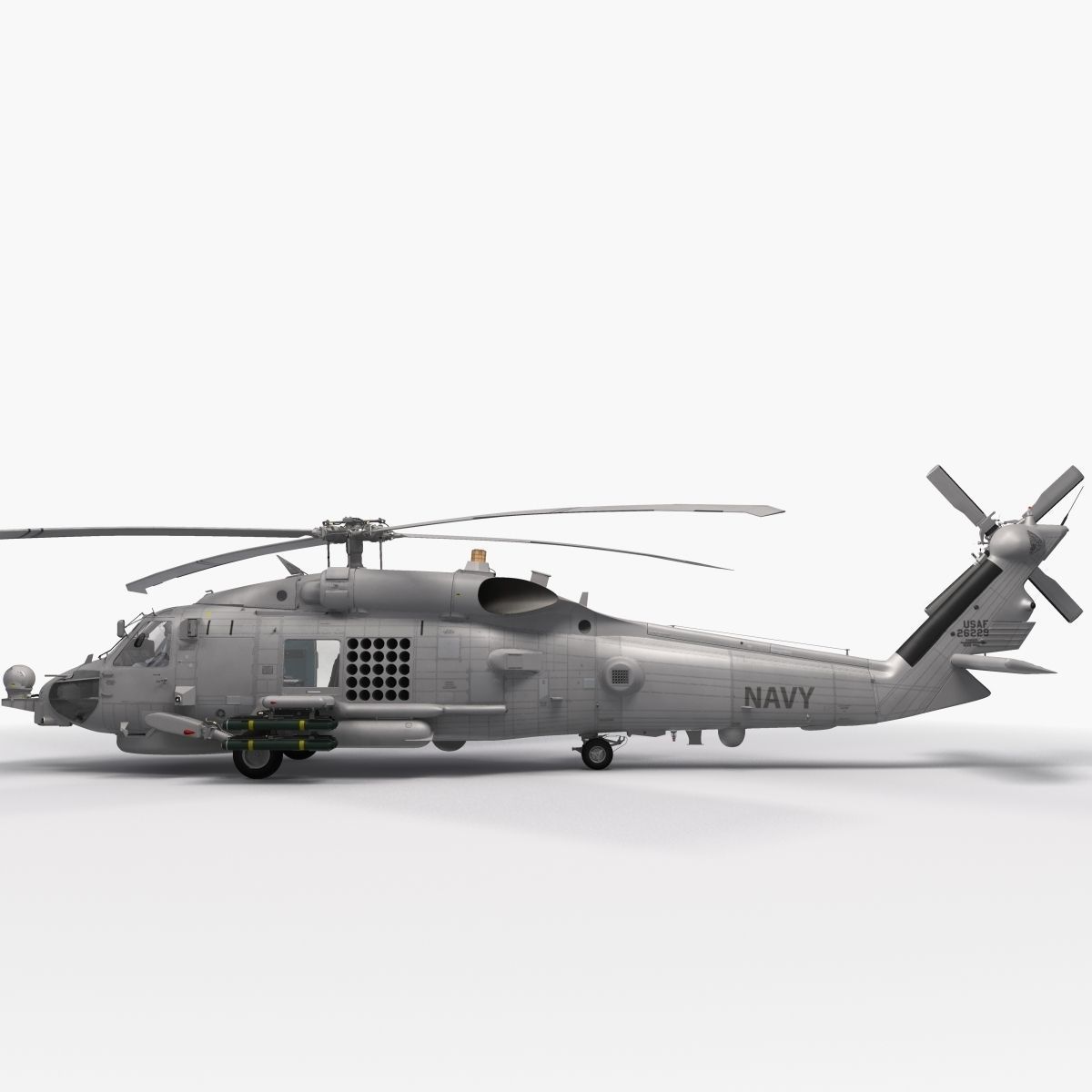 SH-60b Seahawk 3D model_7