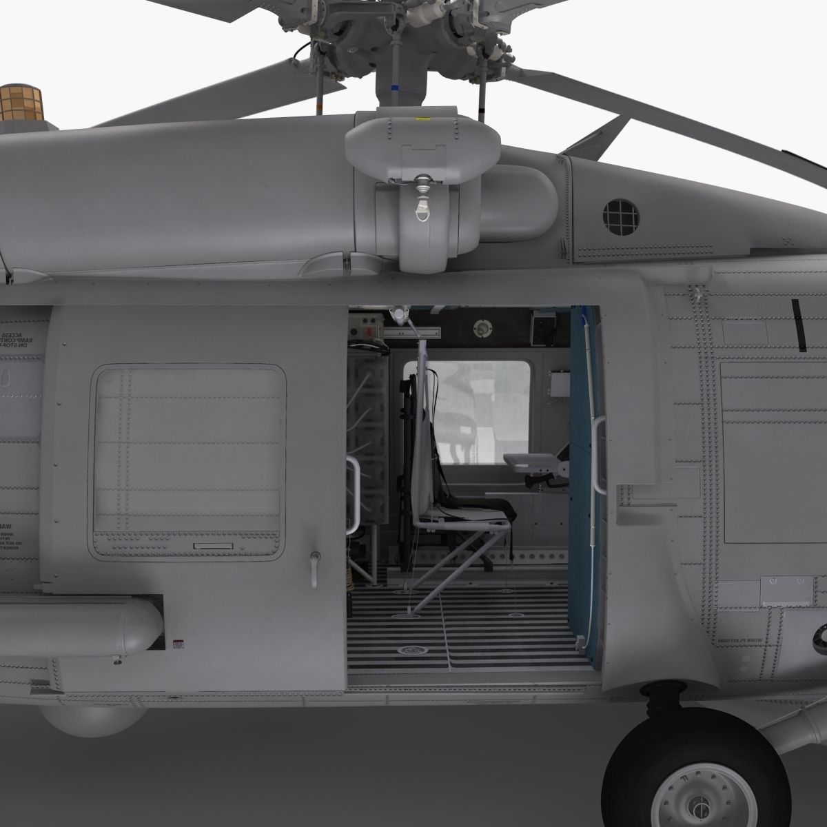 SH-60b Seahawk 3D model_6