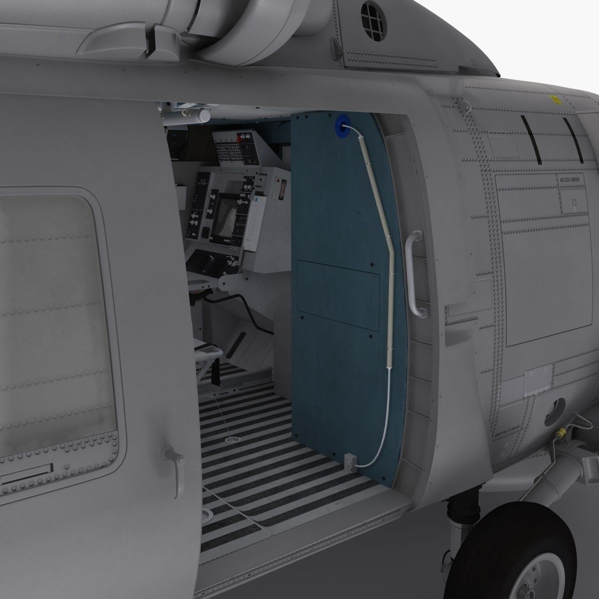 SH-60b Seahawk 3D model_12