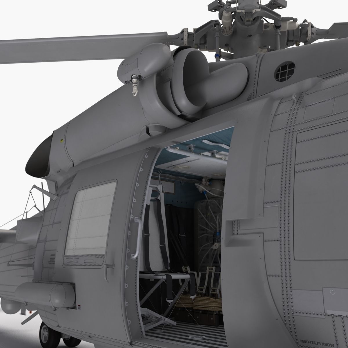 SH-60b Seahawk 3D model_20