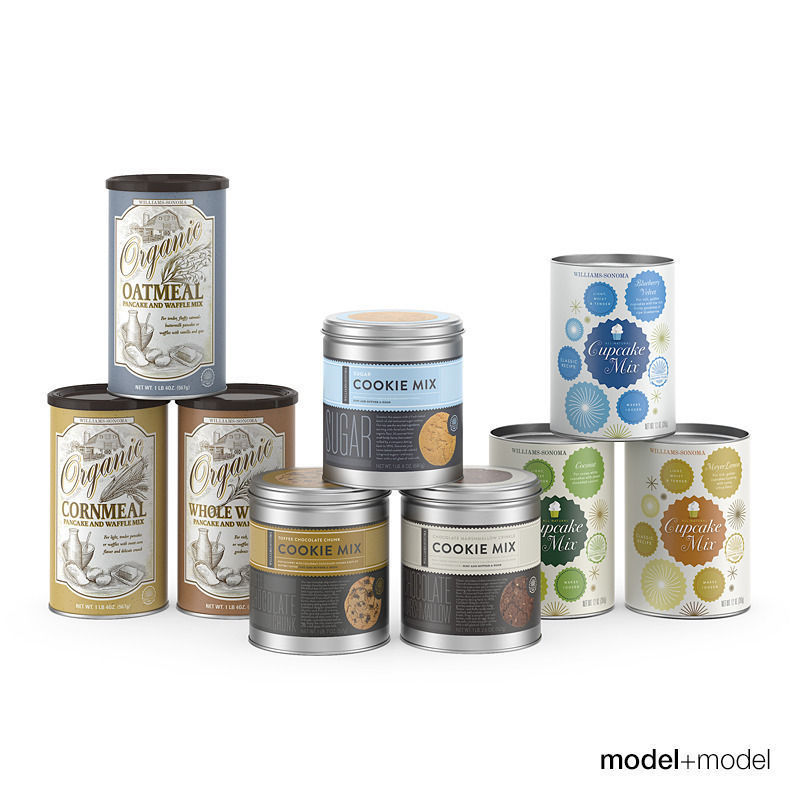 Baking mix cans