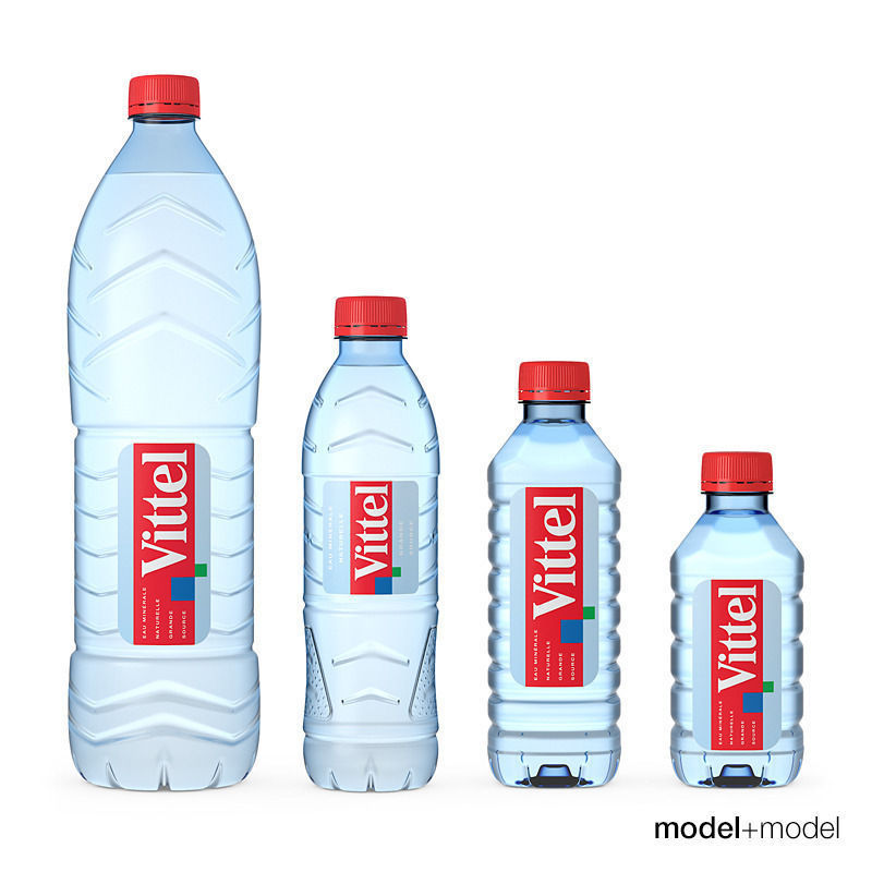 Vittel water 3D model_1