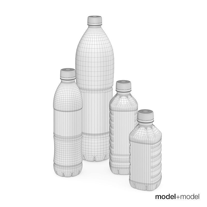 Vittel water 3D model_3