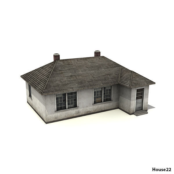 Building Pack 2  Low-poly 3D model_3