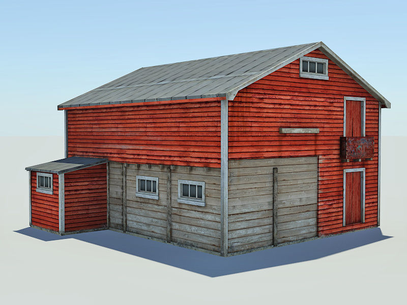 Building Pack 2  Low-poly 3D model_75