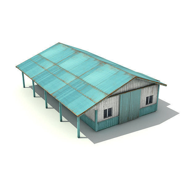 Building Pack 2  Low-poly 3D model_37