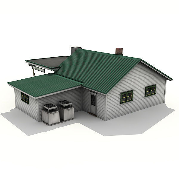 Building Pack 2  Low-poly 3D model_17
