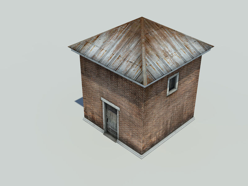 Building Pack 2  Low-poly 3D model_41
