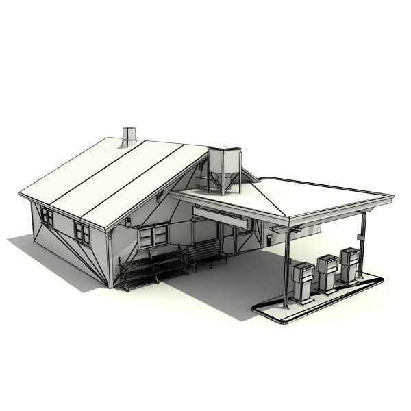 Building Pack 2  Low-poly 3D model_20