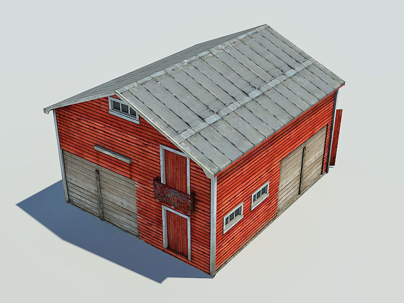 Building Pack 2  Low-poly 3D model_76