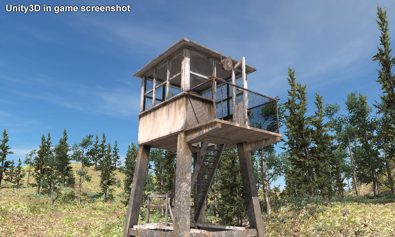Building Pack 2  Low-poly 3D model_64