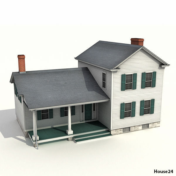 Building Pack 2  Low-poly 3D model_4