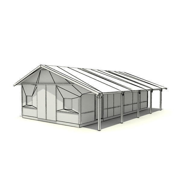 Building Pack 2  Low-poly 3D model_40
