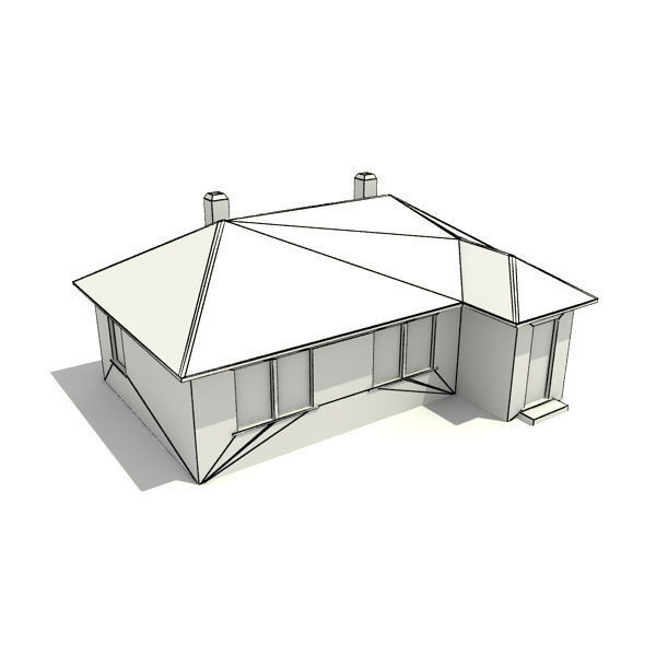 Building Pack 2  Low-poly 3D model_28