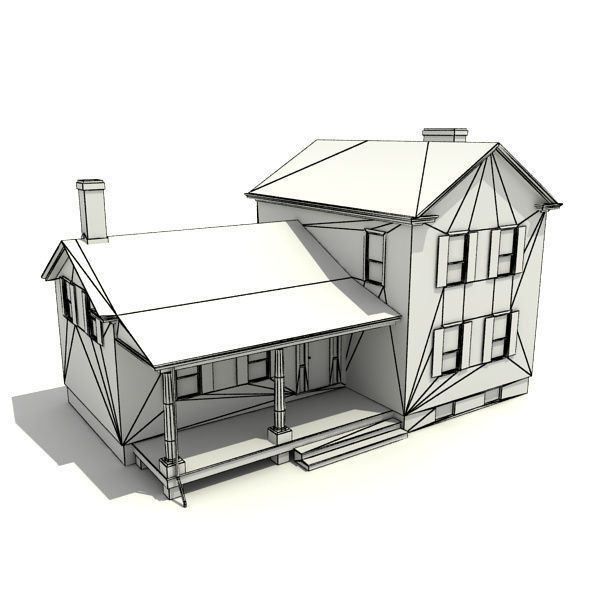 Building Pack 2  Low-poly 3D model_32