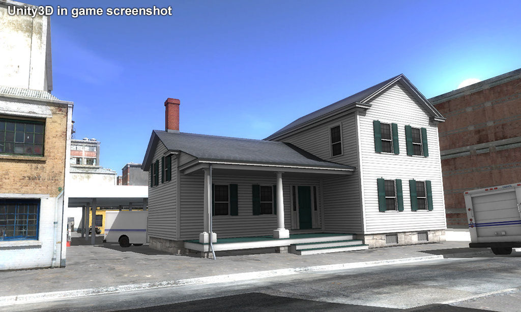 Building Pack 2  Low-poly 3D model_31